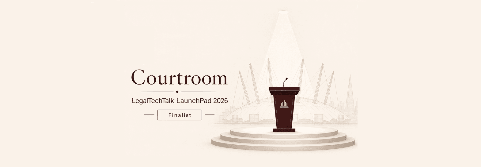 Courtroom Named a Finalist in the LegalTechTalk LaunchPad 2026